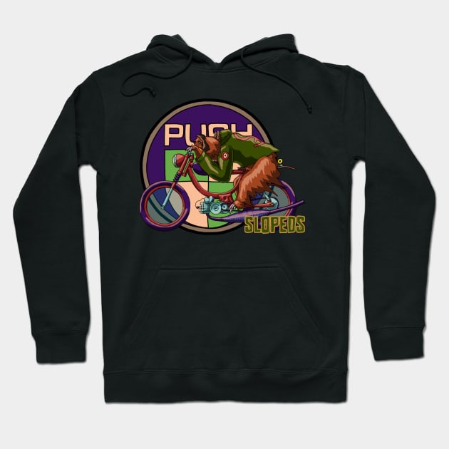 Puch Sloth for The Slopeds Hoodie by FullTuckBoogie